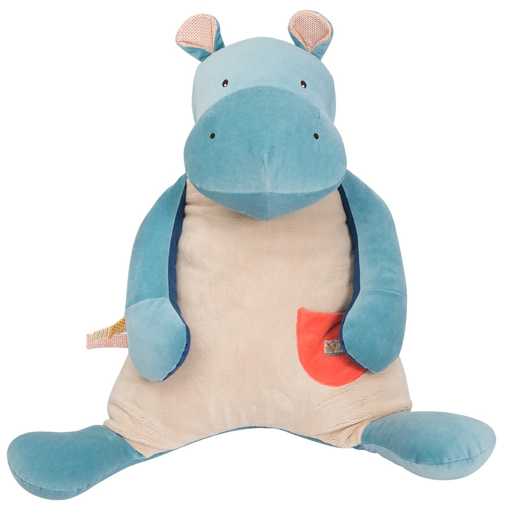 giant plush hippo