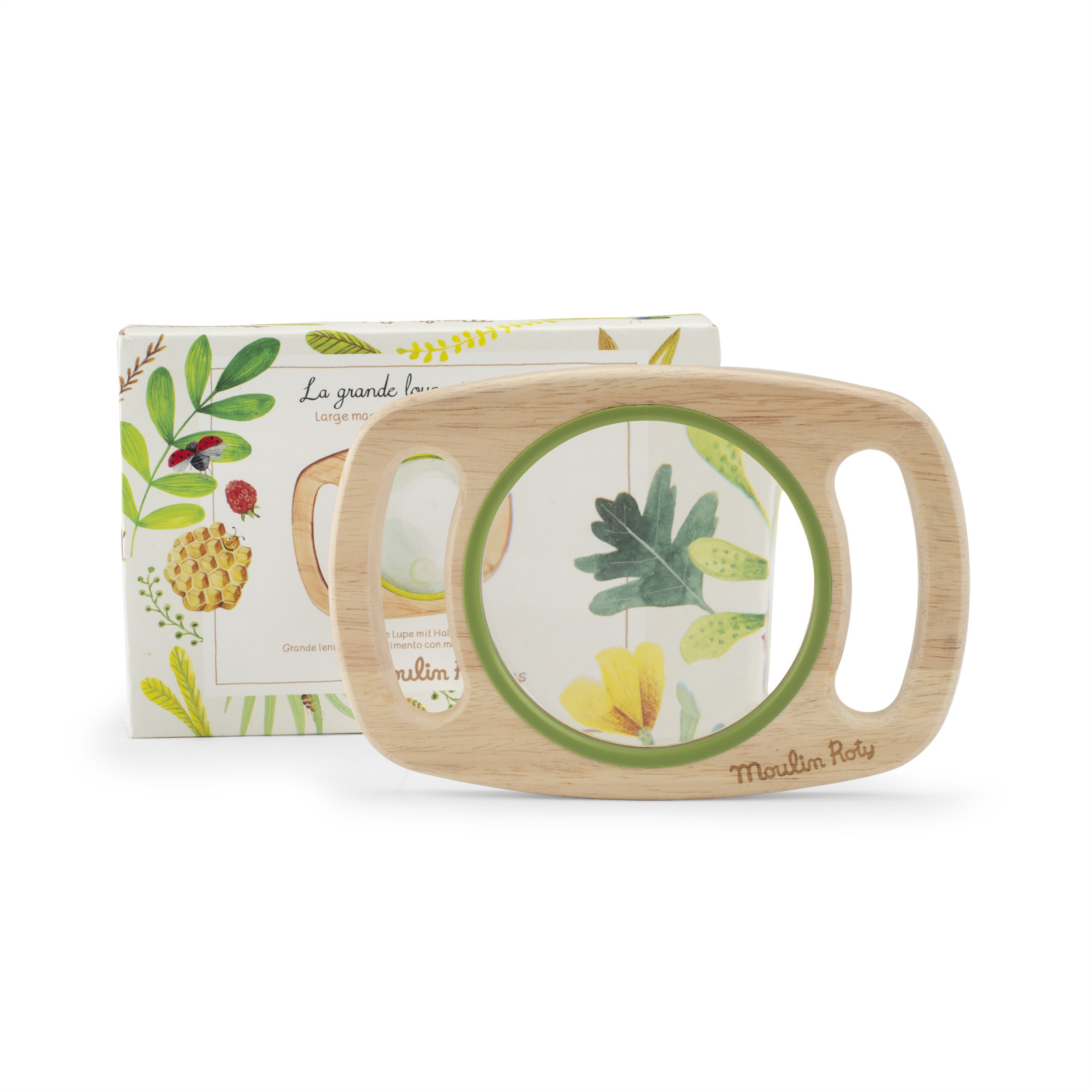 Le Jardin large magnifying glass with handles