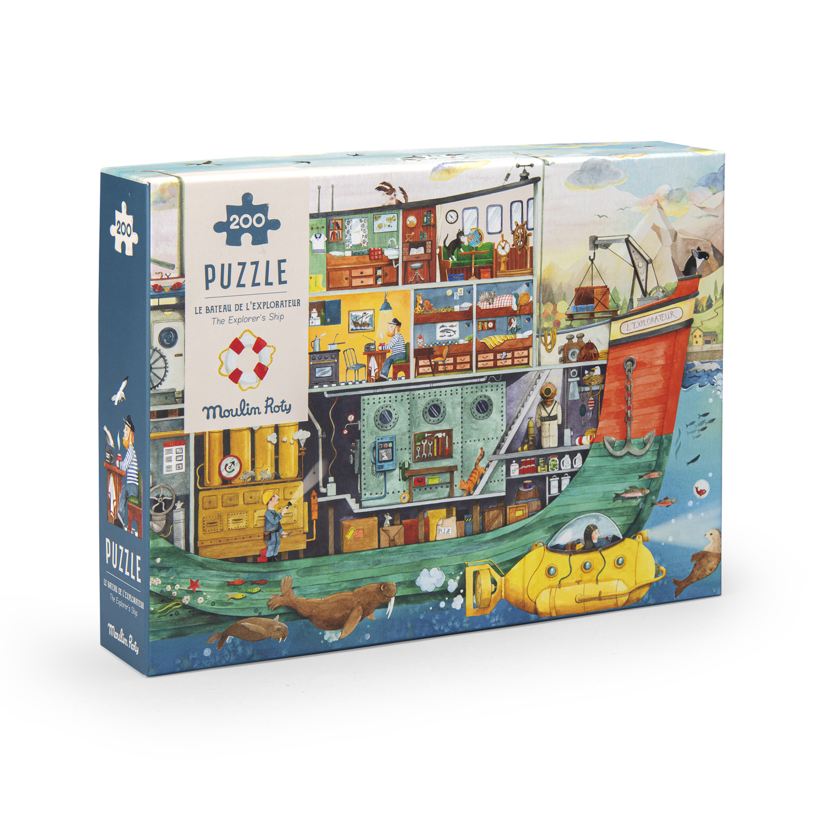 Le Jardin "The Explorers Ship' puzzle (200 pcs)
