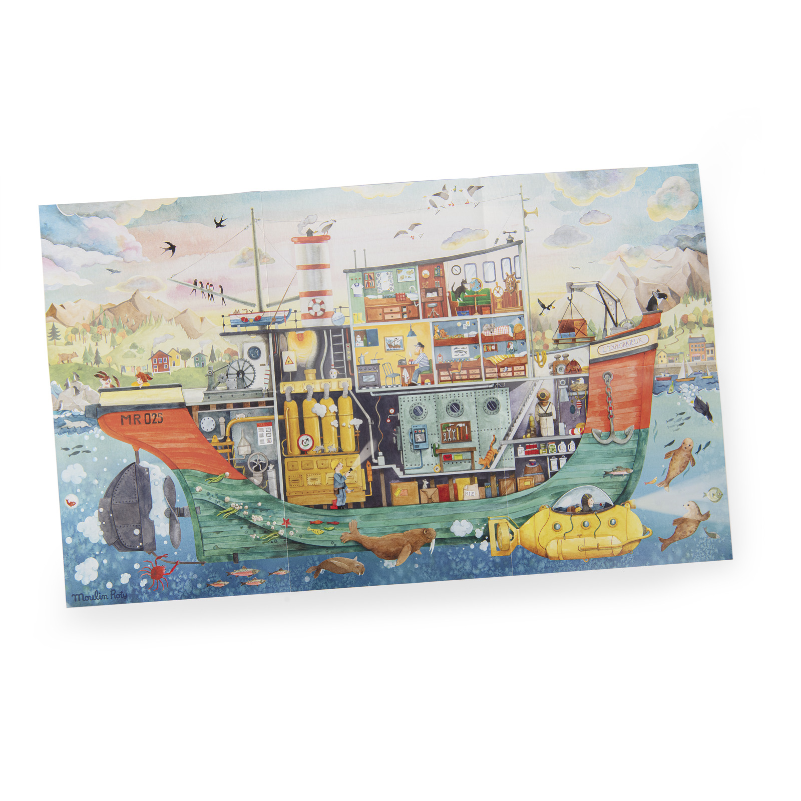 Le Jardin "The Explorers Ship' puzzle (200 pcs) - Image 2