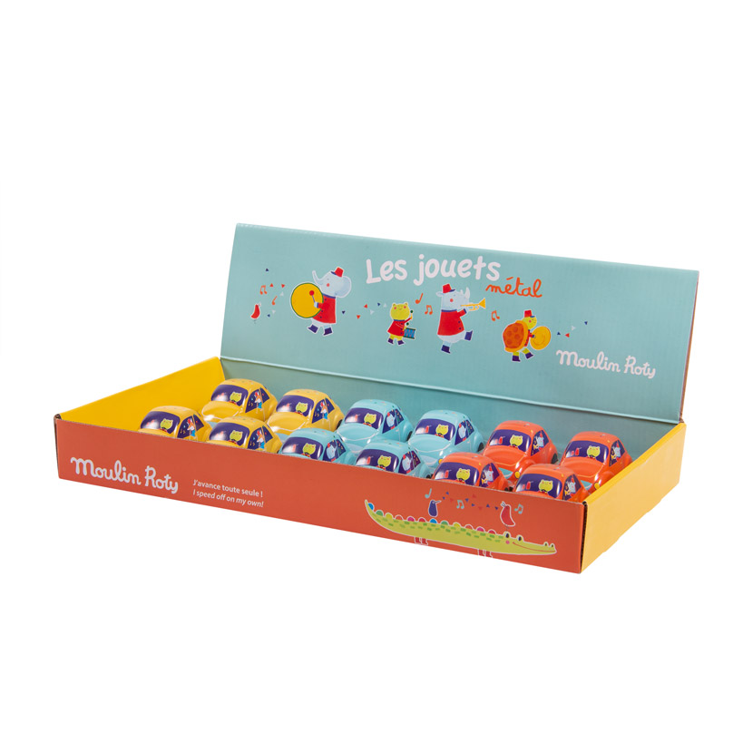 Les Jouets metal 12 assorted friction cars - Image 3