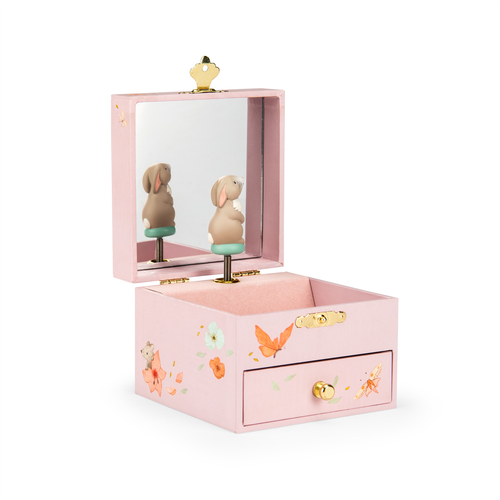 Les Rosalies musical jewellery box