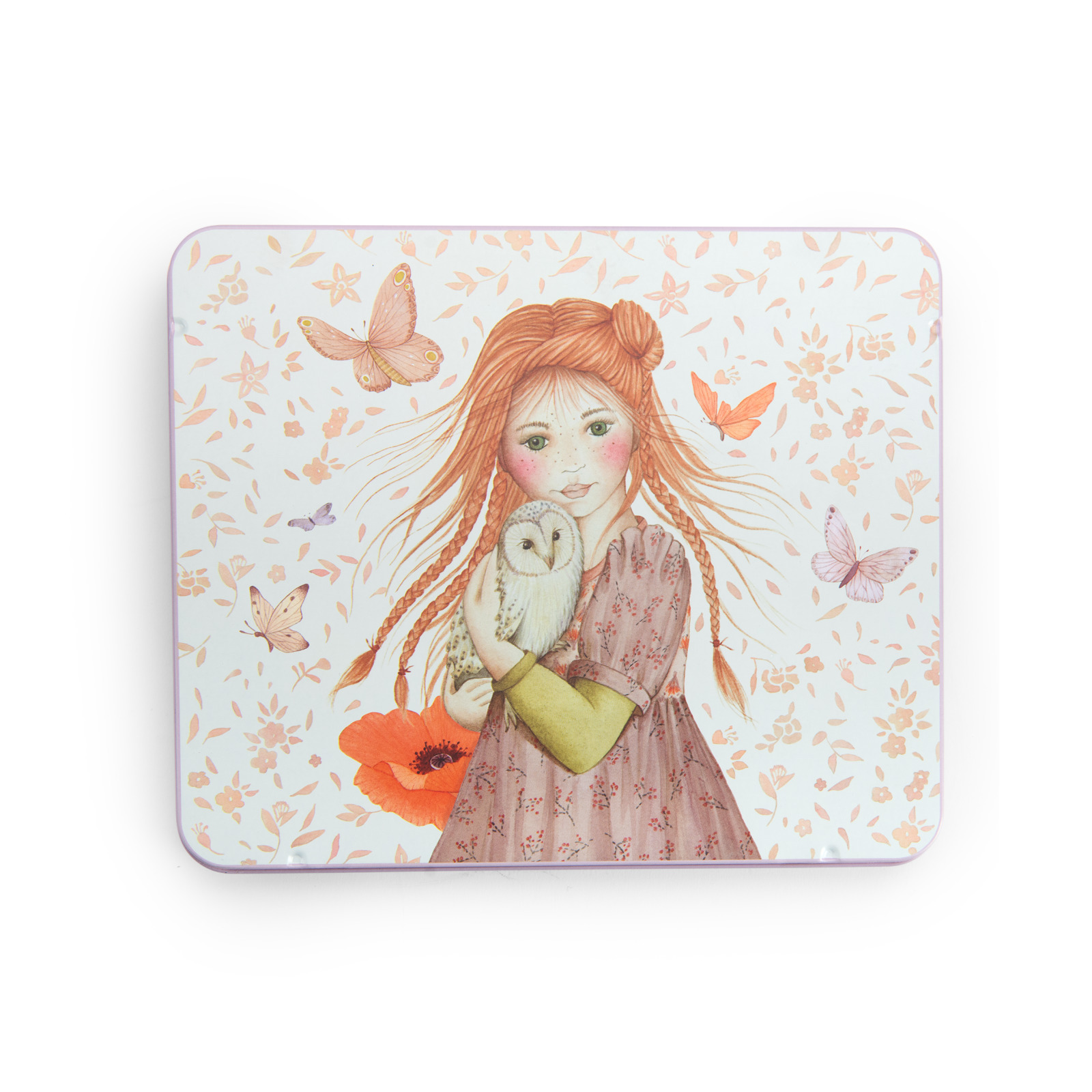 Les Rosalies 50 pastel colouring pencils in tin box