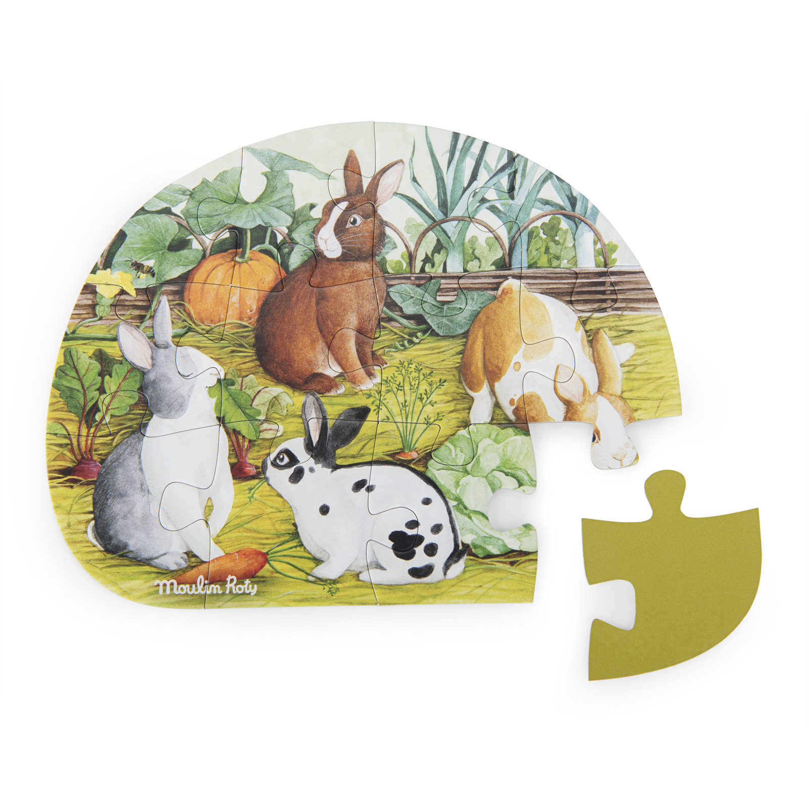 Le Jardin 4 x Mini animal puzzles (12 pcs) - Image 5