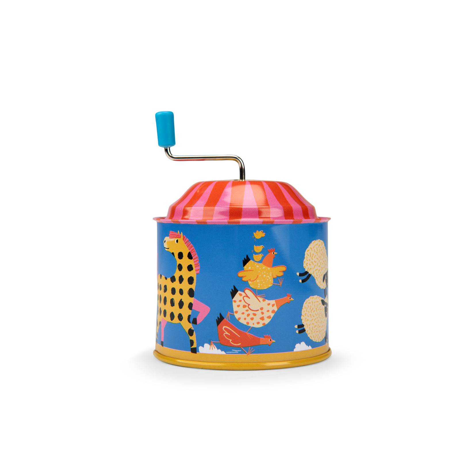 Les Jouets metal musical box, animals - Image 2