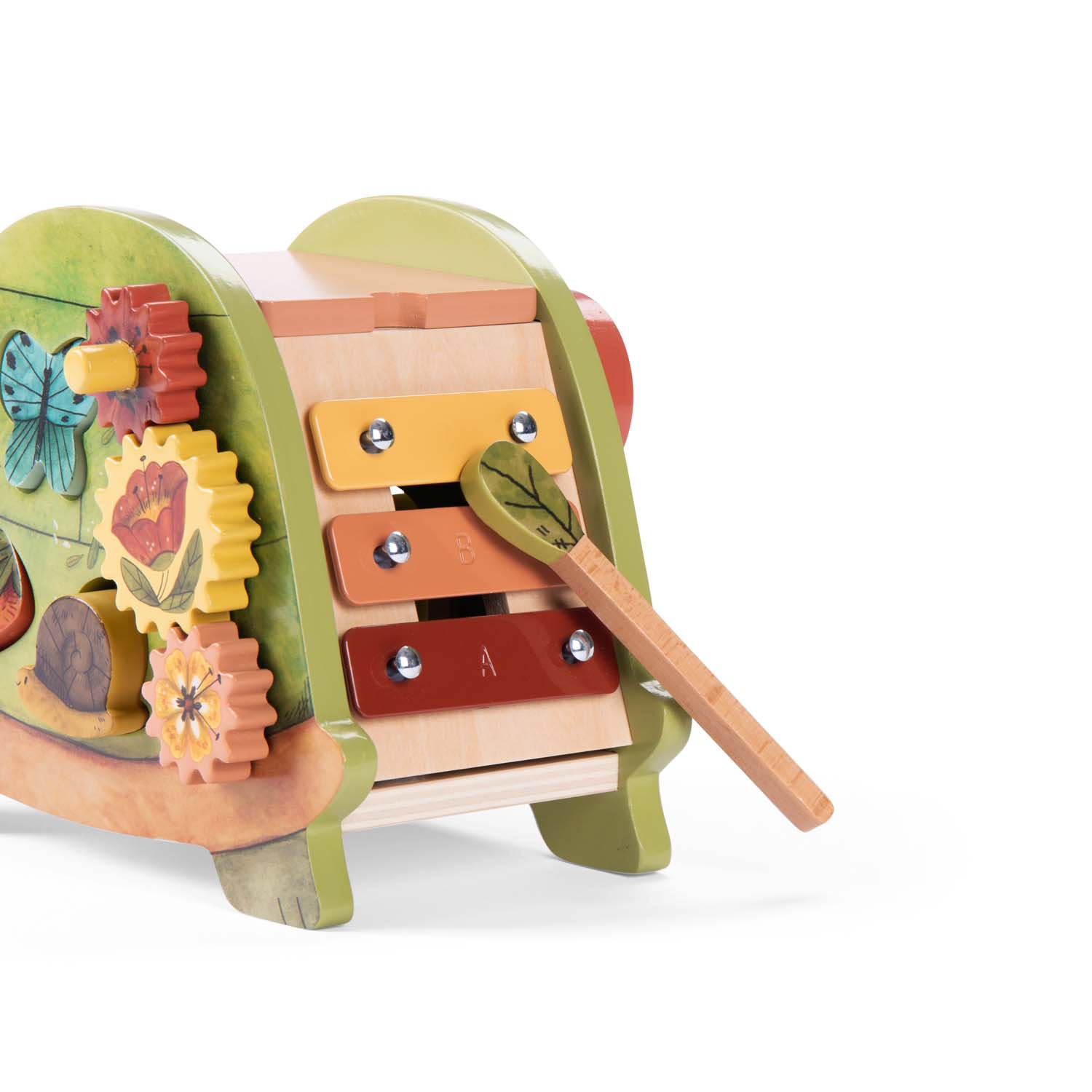 Trois Petits Lapins wooden activity turtle - Image 7